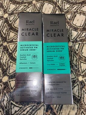 Two Pack Rael Beauty microcrystal serum 2000 & 5000